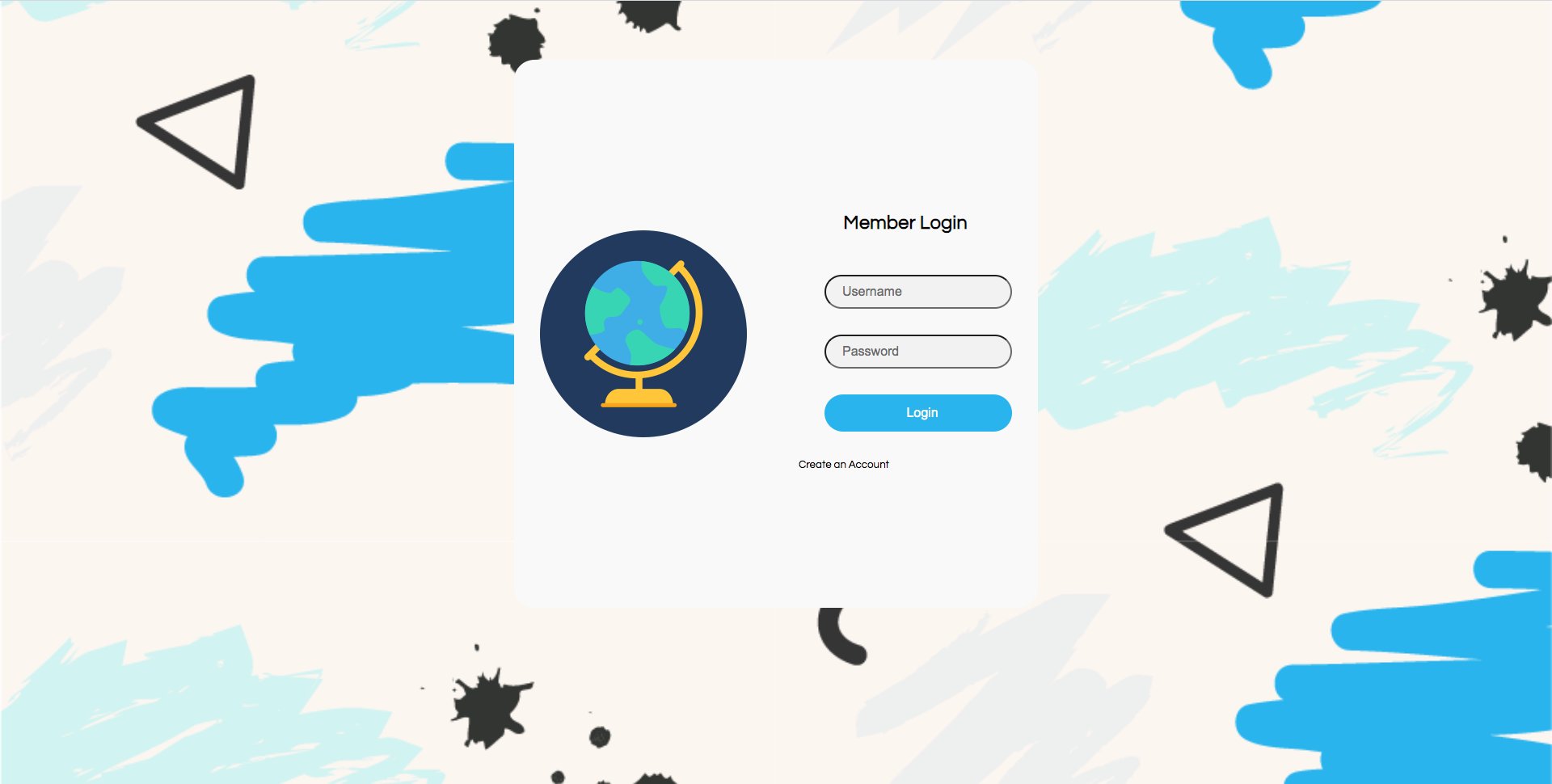 Finstagrams login page